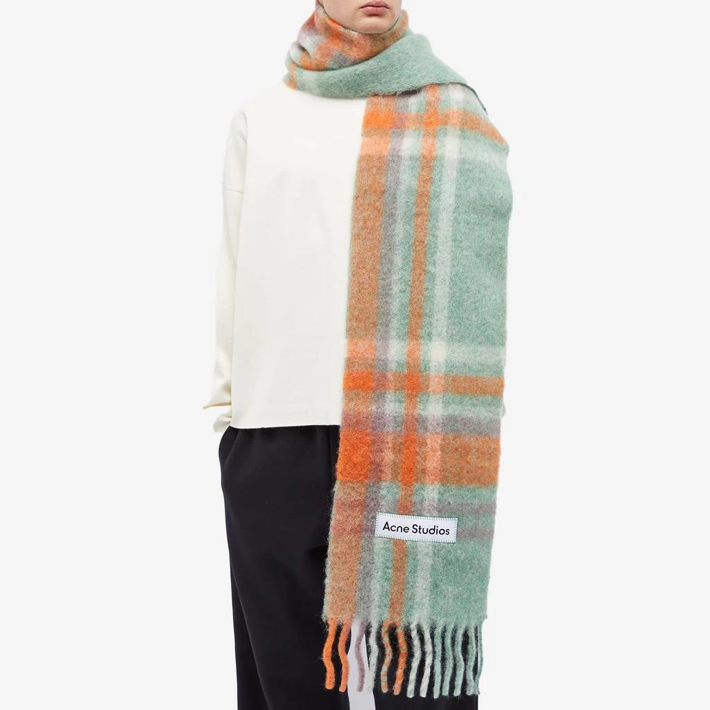 商品Acne Studios|Acne Studios Vally Tartan New Scarf,价格¥2130,第3张图片详细描述