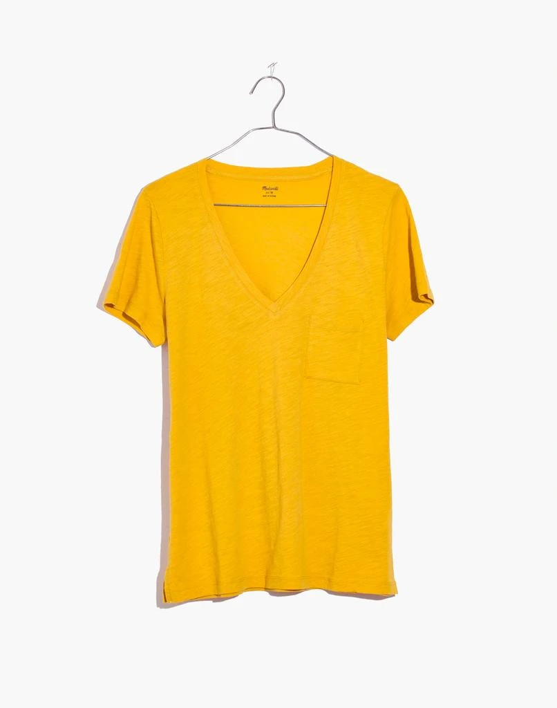 商品Madewell|Whisper V领全棉T恤,价格¥120,第1张图片