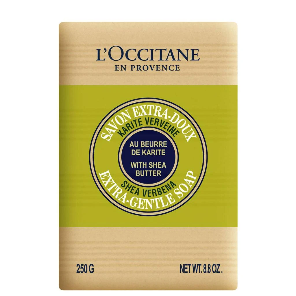 商品L'Occitane|L'Occitane Shea Verbena Extra-Gentle Soap 250g,价格¥113,第1张图片