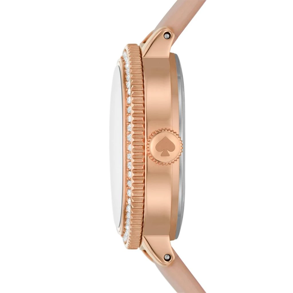 商品Kate Spade|Morningside Pink Leather Watch & Case Set - KSW1816SET,价格¥1492,第2张图片详细描述