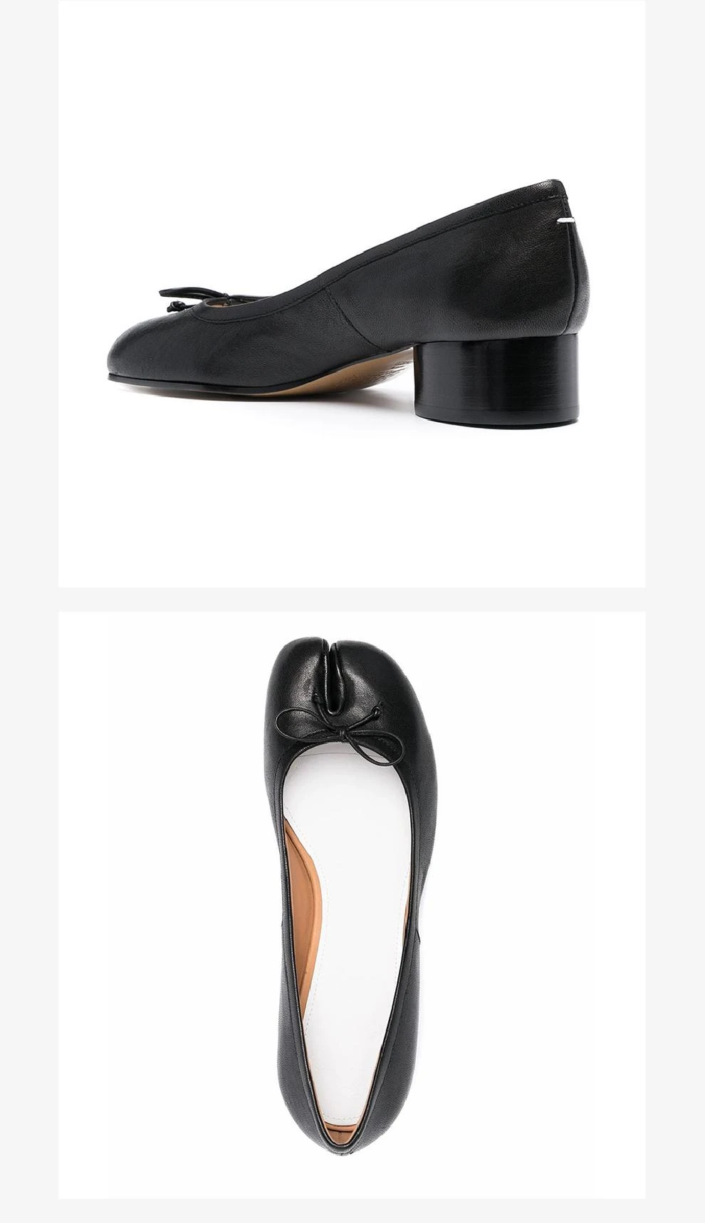商品MAISON MARGIELA|MAISON MARGIELA tabi经典黑色高跟鞋,价格¥5147,第5张图片详细描述