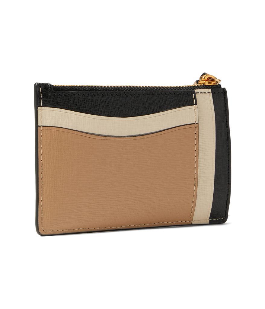 商品Kate Spade|Morgan Color-Blocked Saffiano Leather Coin Card Case Wristlet,价格¥501-¥584,第4张图片详细描述