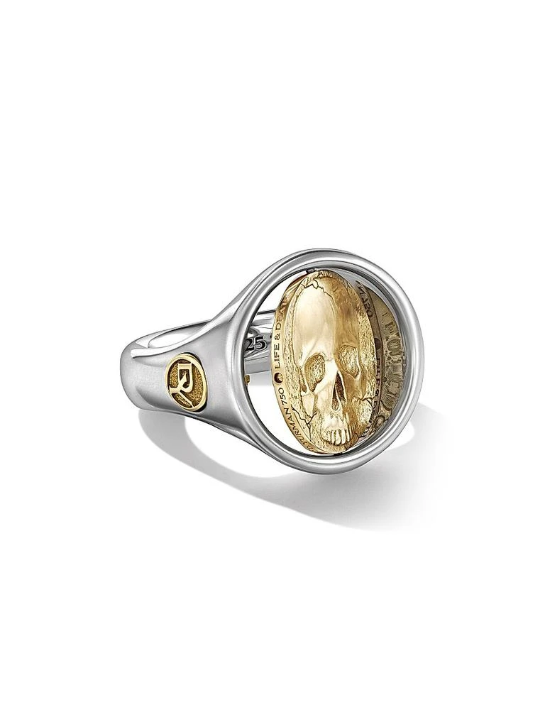 商品David Yurman|Life and Death Duality Signet Ring in Sterling Silver,价格¥28108,第4张图片详细描述
