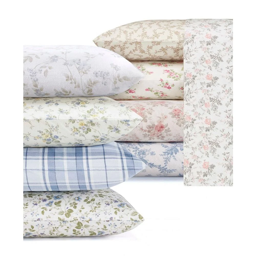 商品Laura Ashley|Lisalee Cotton Flannel Sheet Set,价格¥278,第4张图片详细描述