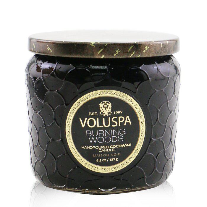 Voluspa 小浮雕香薰蜡烛 - 燃烧的木头 128g/4.5oz商品第1张图片规格展示