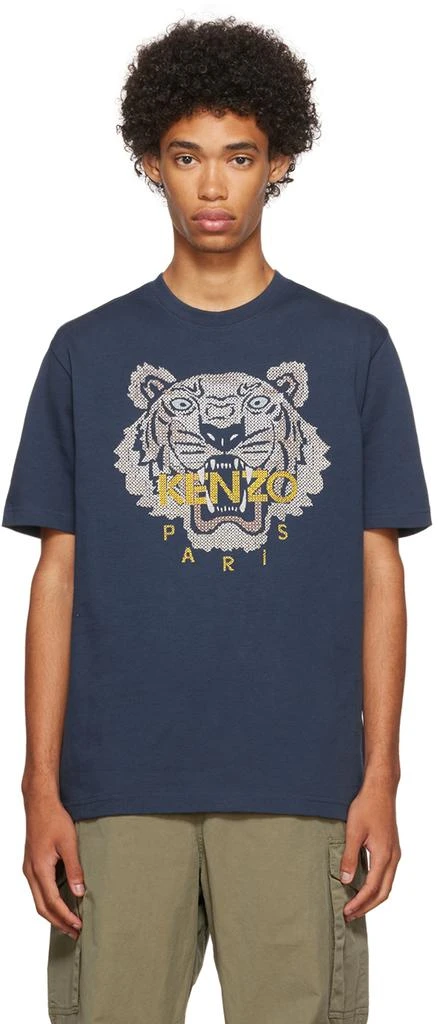 商品Kenzo|海军蓝 Tiger T 恤,价格¥1883,第1张图片