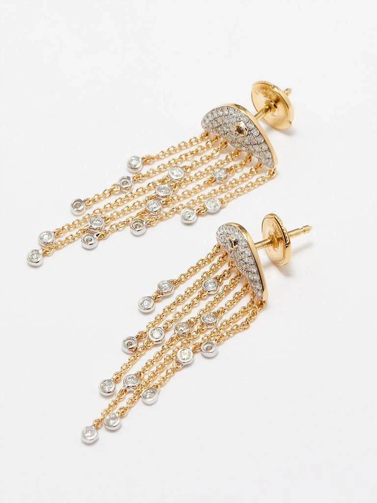 商品Yvonne Léon|Jellyfish diamond & 18kt gold earrings,价格¥39175,第5张图片详细描述
