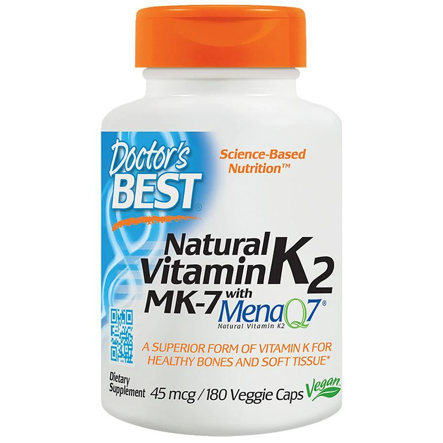 商品Doctor's Best|Natural Vitamin K2 Veggie Caps,价格¥224,第1张图片