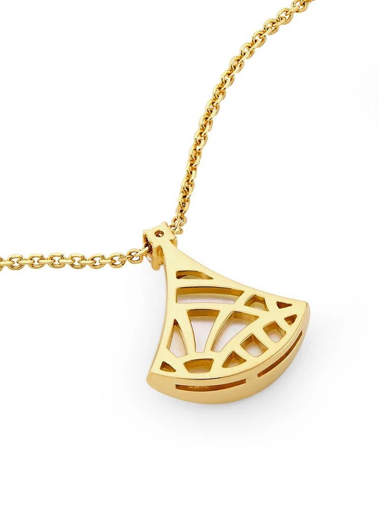 商品BVLGARI|Divas' Dream 18K Yellow Gold, Mother-Of-Pearl, & Diamond Pendant Necklace,价格¥16035,第4张图片详细描述
