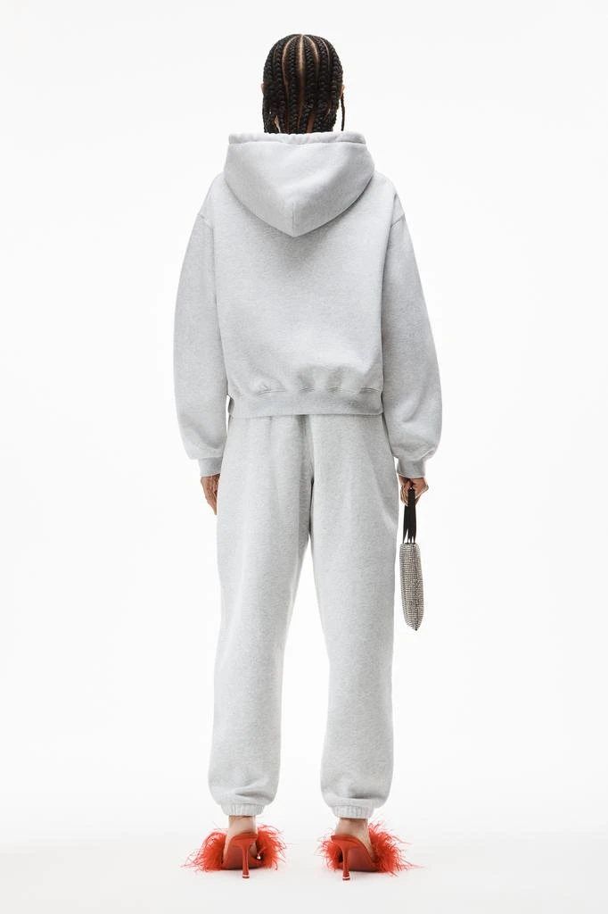 商品Alexander Wang|PUFF LOGO HOODIE IN STRUCTURED TERRY,价格¥1490,第5张图片详细描述