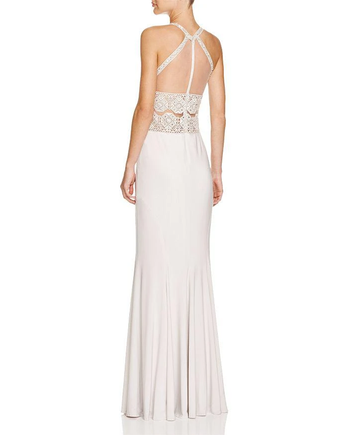 商品LM Collection|Boho Illusion Lace Detail Gown,价格¥2135,第2张图片详细描述