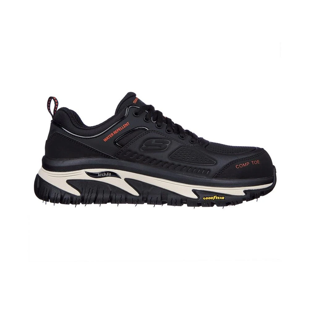 商品SKECHERS|Men's Work- Arch Fit Road Walker - Raylan Work Sneakers from Finish Line,价格¥674,第2张图片详细描述