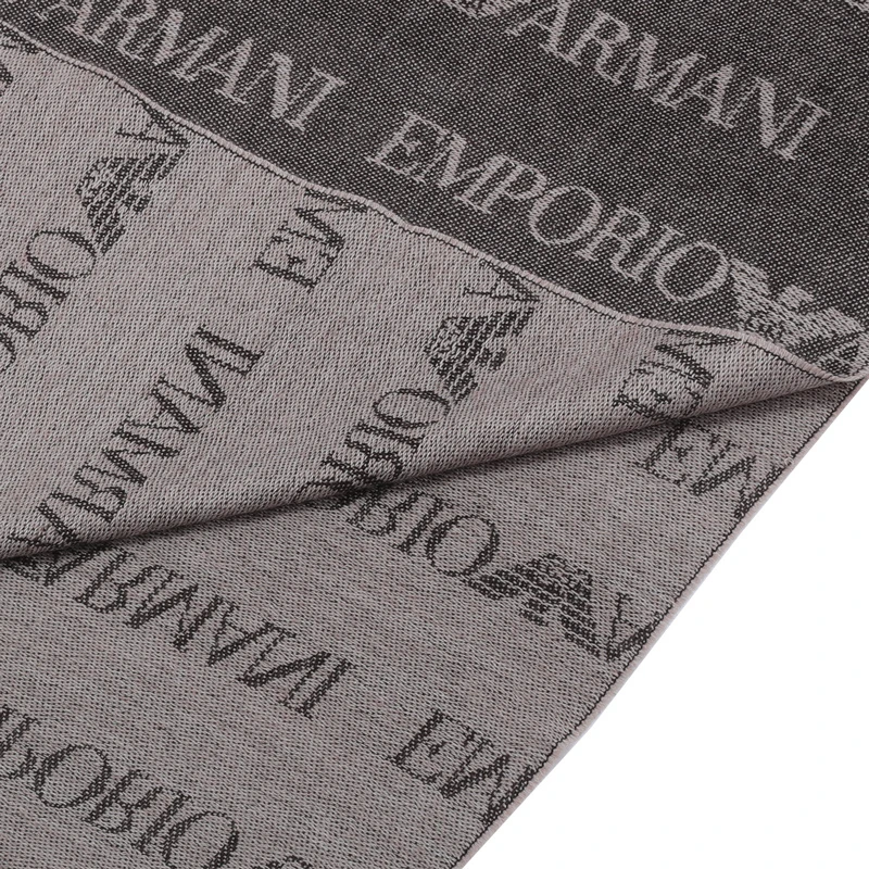 Emporio Armani 经典字母LOGO 男士围巾棕色 625053 CC786 00152 商品