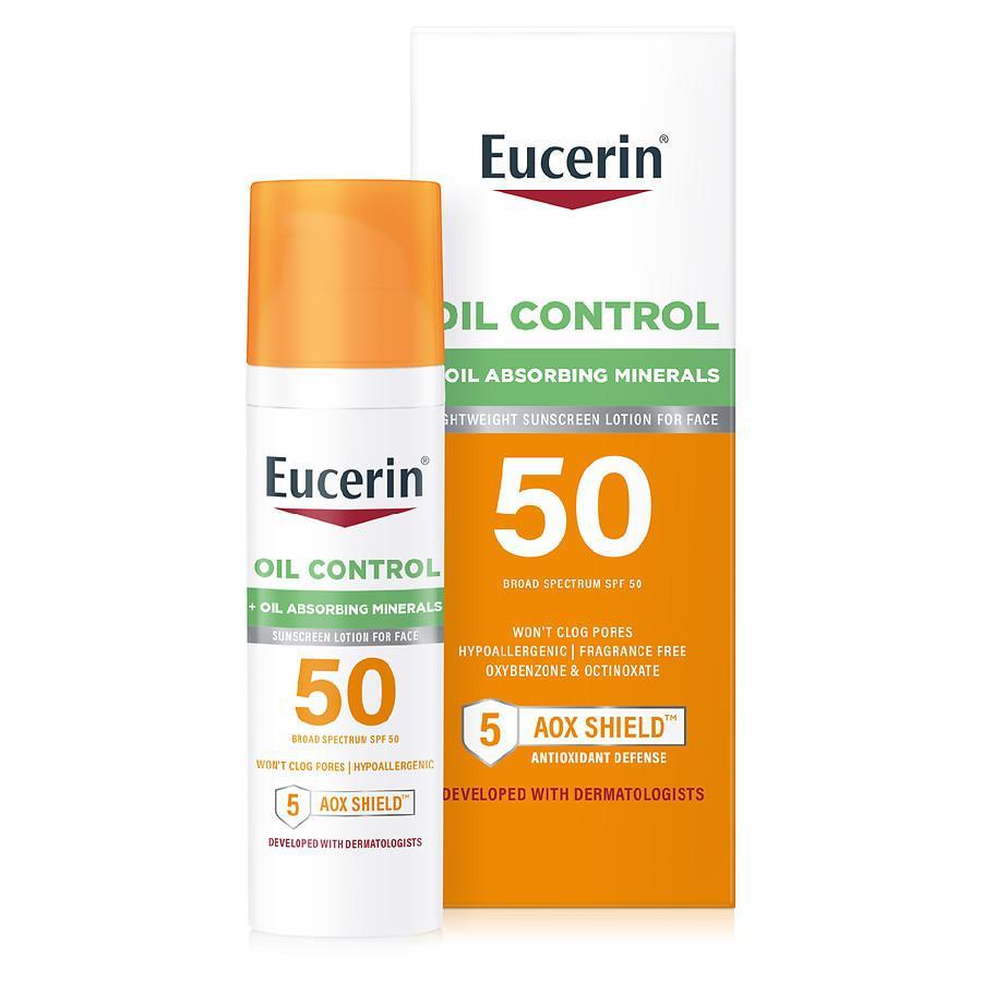 商品Eucerin|Face Sunscreen Lotion SPF 50, Oil Control,价格¥133,第1张图片
