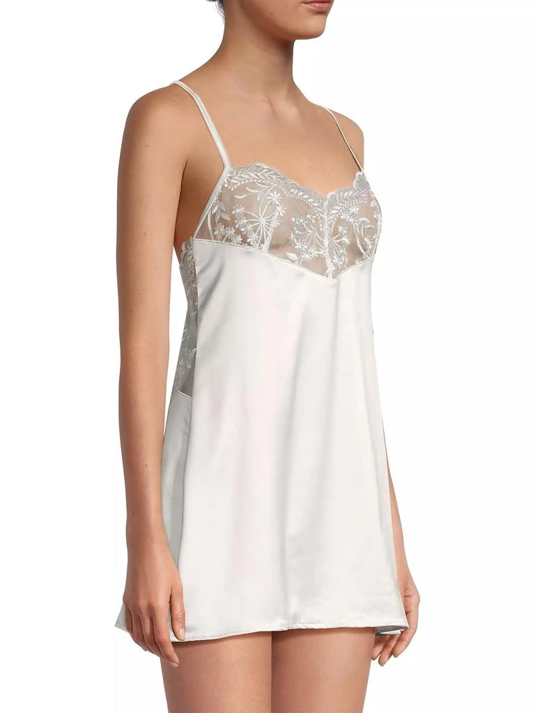 商品Kat the Label|Abigail Lace &amp; Satin Minidress,价格¥540,第4张图片详细描述