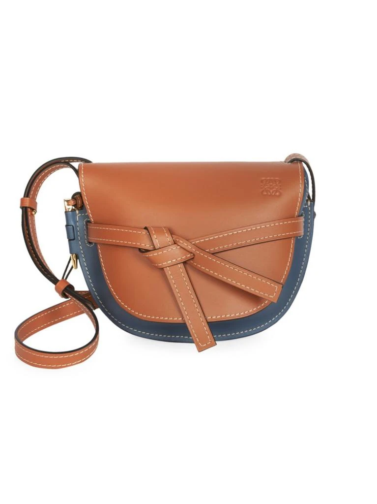 商品Loewe|Small Gate Leather Saddle Bag,价格¥11500,第1张图片