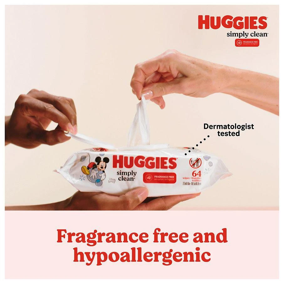 商品Huggies|Baby Wipes Flip-Top Packs, Fragrance Free Fragrance-Free,价格¥92,第5张图片详细描述