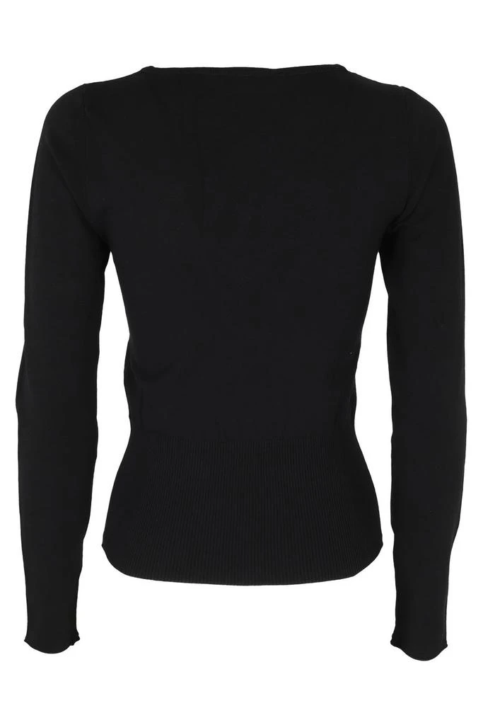 商品BLUMARINE|Blumarine Interwoven Laces V-Neck Sweater,价格¥2092,第2张图片详细描述