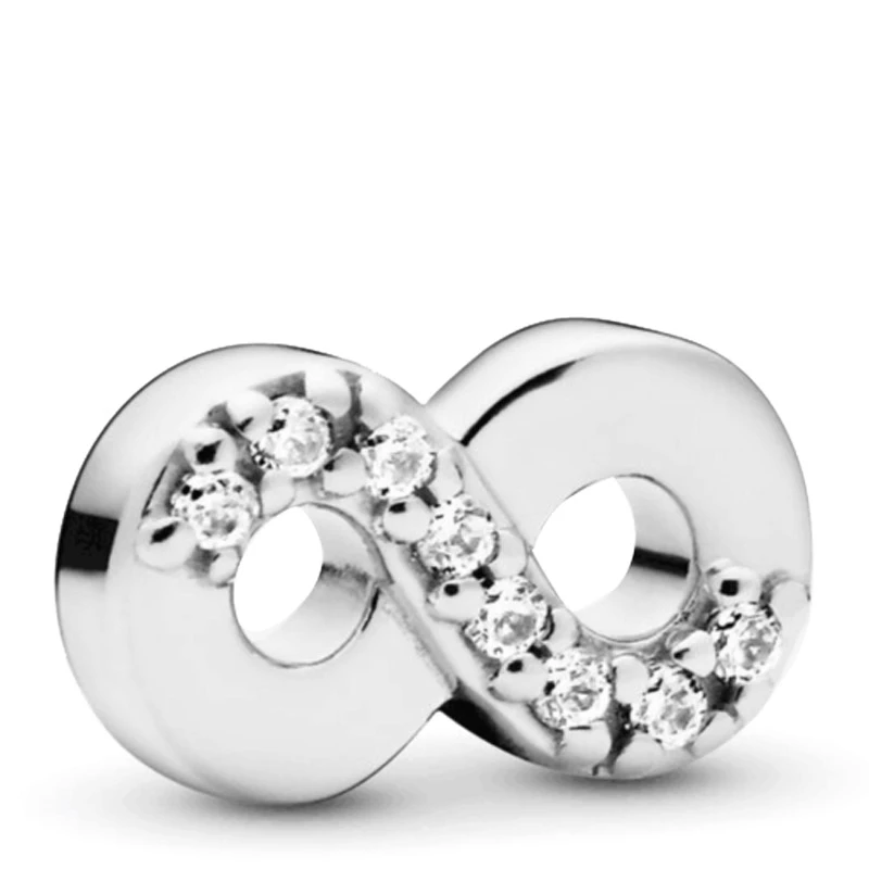 商品PANDORA|PANDORA 潘多拉 银色无限的爱小装饰 792178CZ,价格¥113,第1张图片