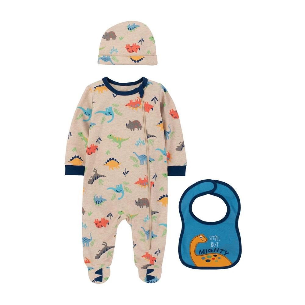 商品Koala Baby|Baby Boys Sleep and Play with Bib and Hat, 3 Piece Set,价格¥110,第1张图片