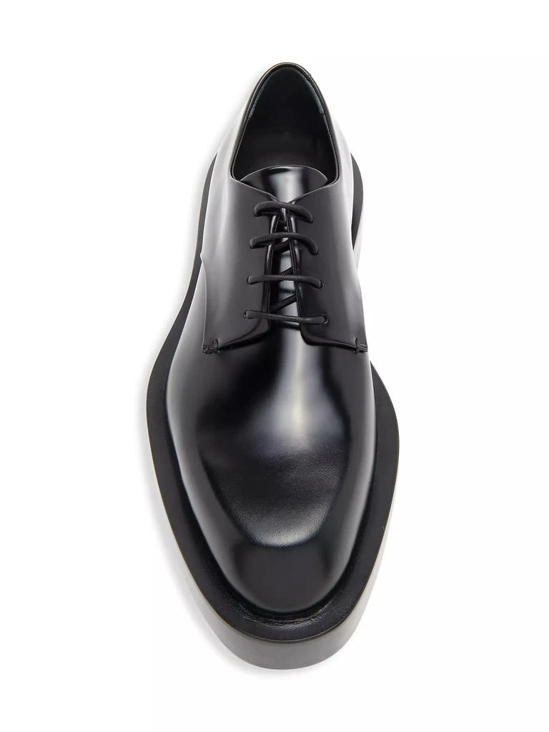 商品Jil Sander|Elegant Platform Leather Shoes,价格¥10647,第5张图片详细描述