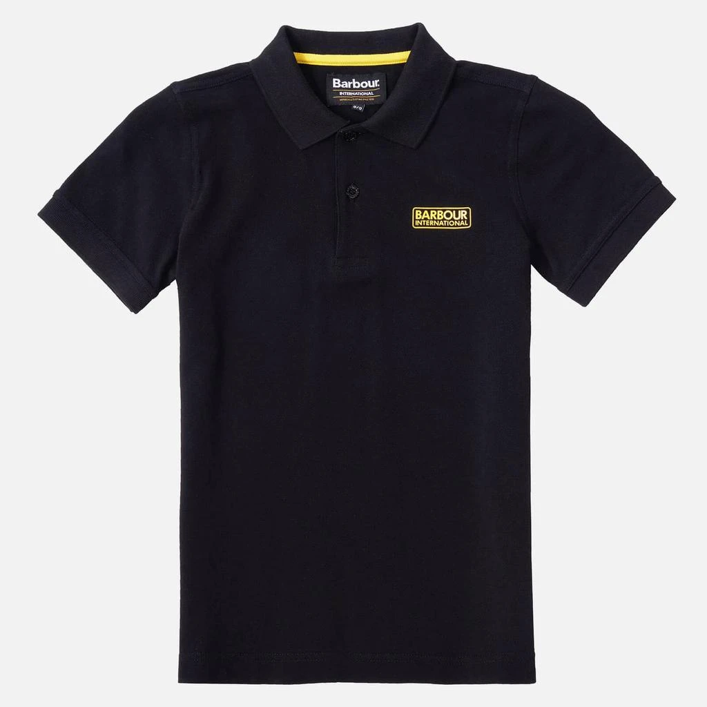 商品Barbour|Barbour International Boys' Essential Polo - Black,价格¥130,第3张图片详细描述