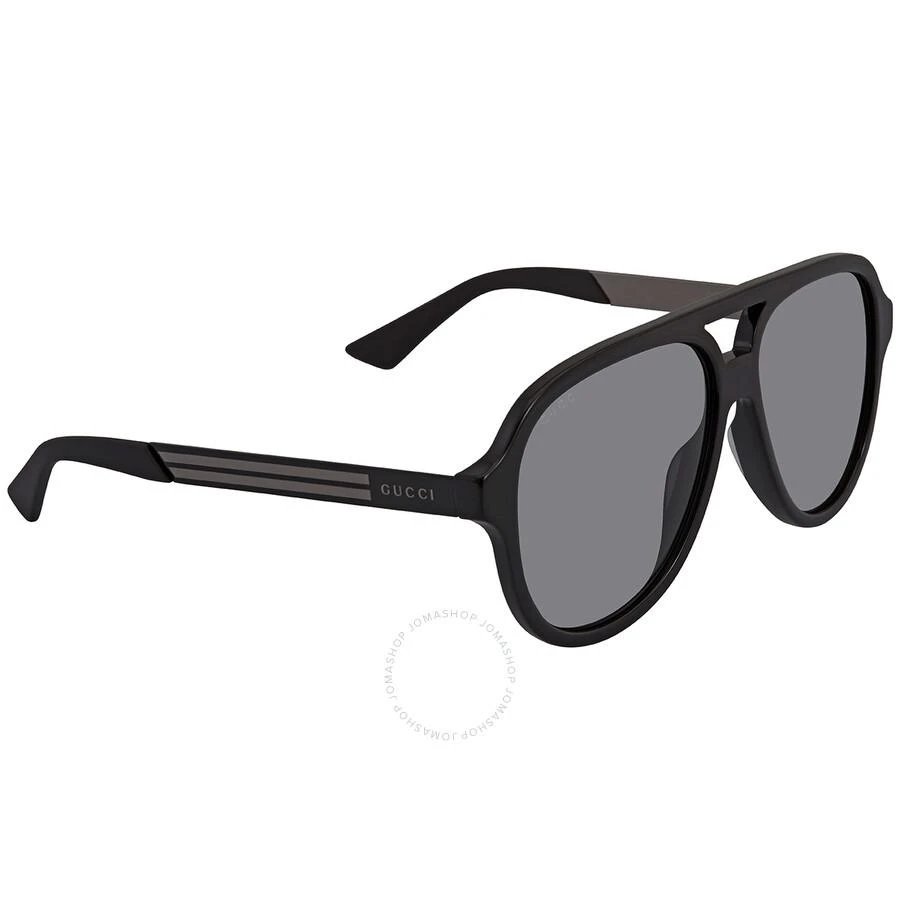商品Gucci|Grey Pilot Men's Sunglasses GG0688S 001 59,价格¥1415,第2张图片详细描述
