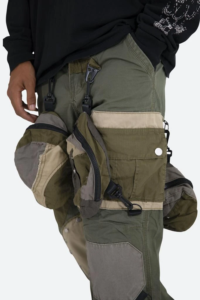 Patchwork Cargo Pants - Olive 商品