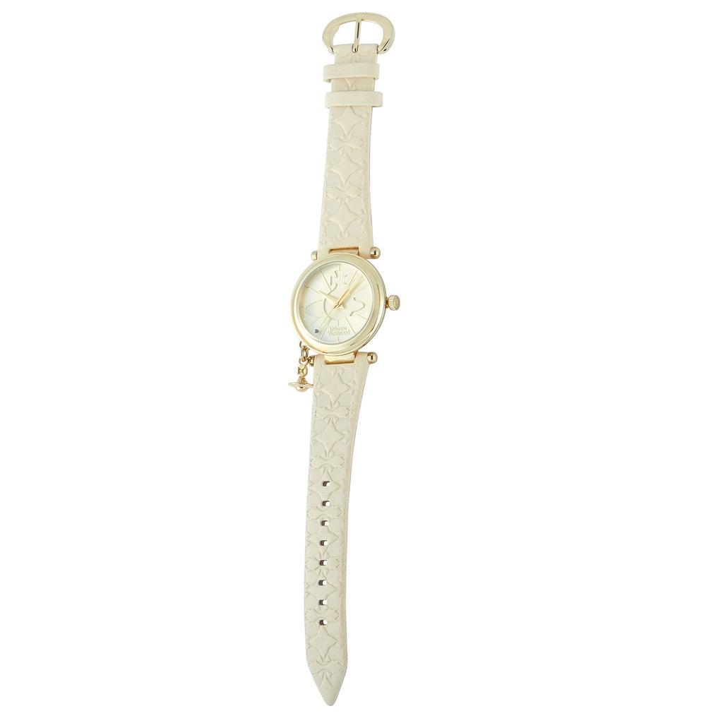 商品Vivienne Westwood|Vivienne Westwood Orb II Gold-Tone Stainless Steel Watch VV006WHWH,价格¥1002,第4张图片详细描述