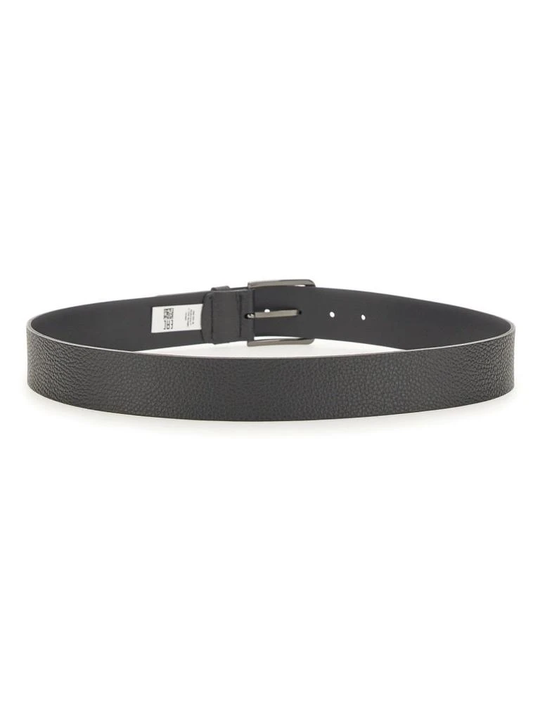 商品Hugo Boss|Hugo Boss Logo-Engraved Buckle Belt,价格¥369,第2张图片详细描述