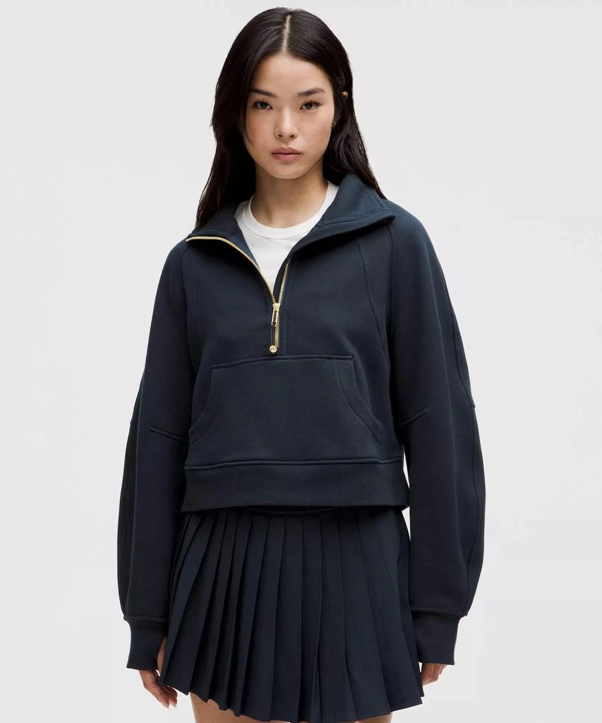 Scuba Oversized Funnel-Neck Half Zip 商品