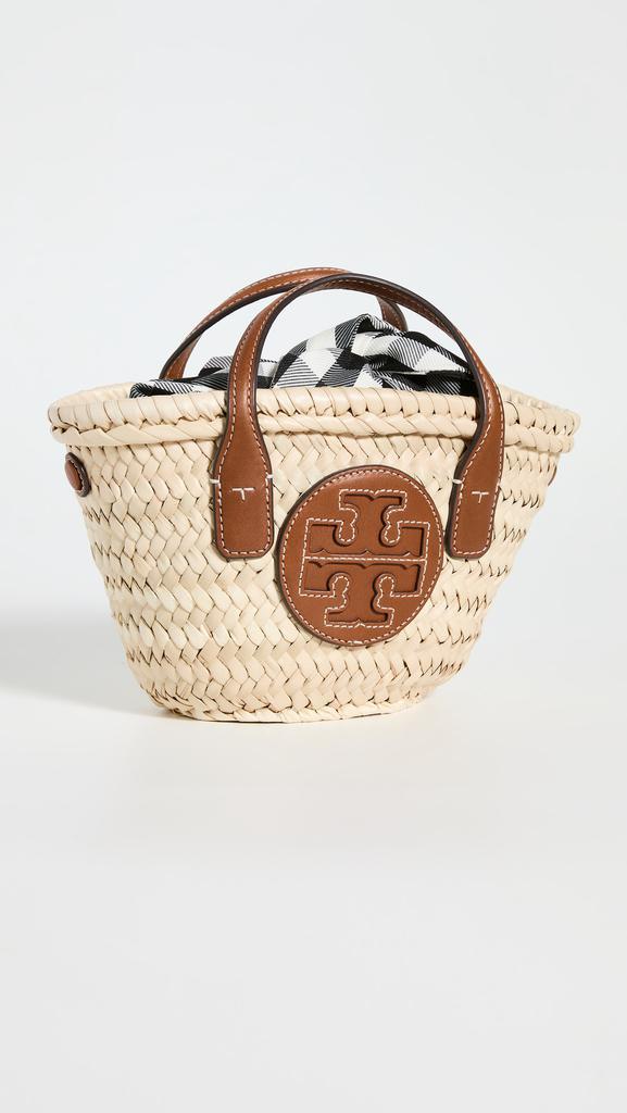 商品Tory Burch|Tory Burch Ella Straw Micro Basket,价格¥2631,第4张图片详细描述