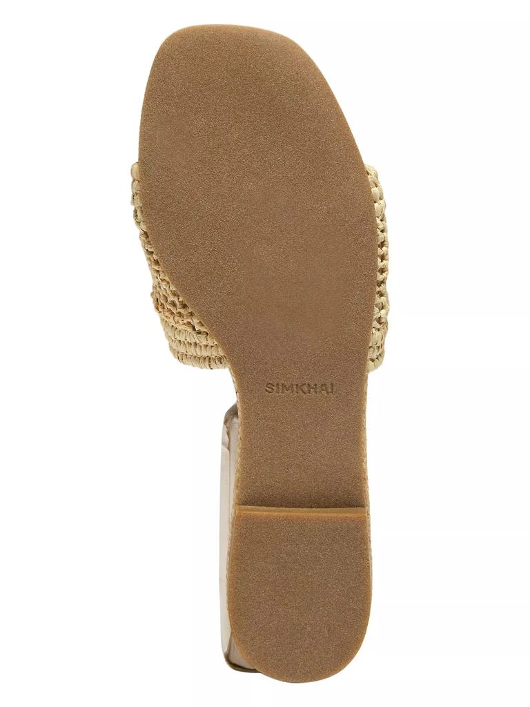 Delphi Raffia Flat Sandals 商品