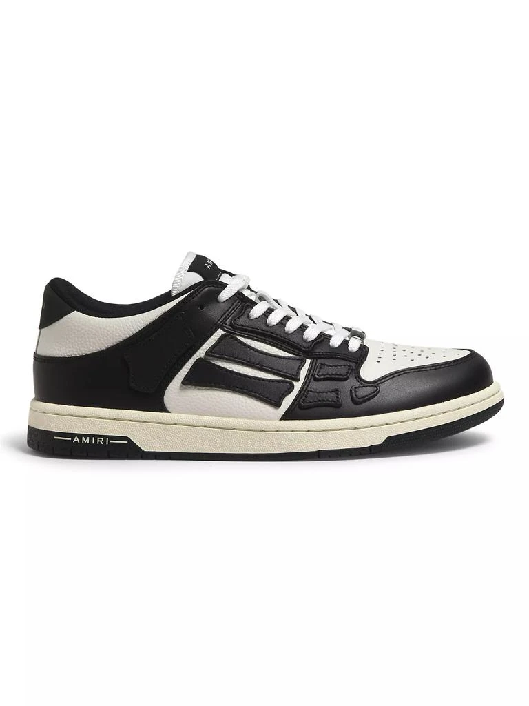 商品AMIRI|Skel-Top Low Leather Sneakers,价格¥3425,第1张图片