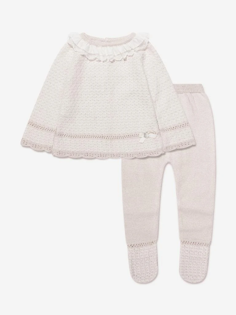 商品Paz Rodriguez|Baby Outfit Set in Ivory,价格¥456,第1张图片