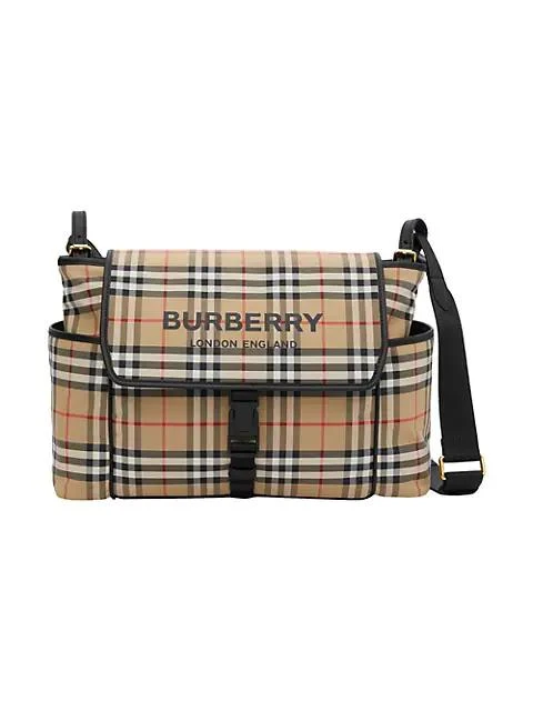 商品Burberry|Vintage Check Flap Diaper Bag,价格¥9678,第1张图片