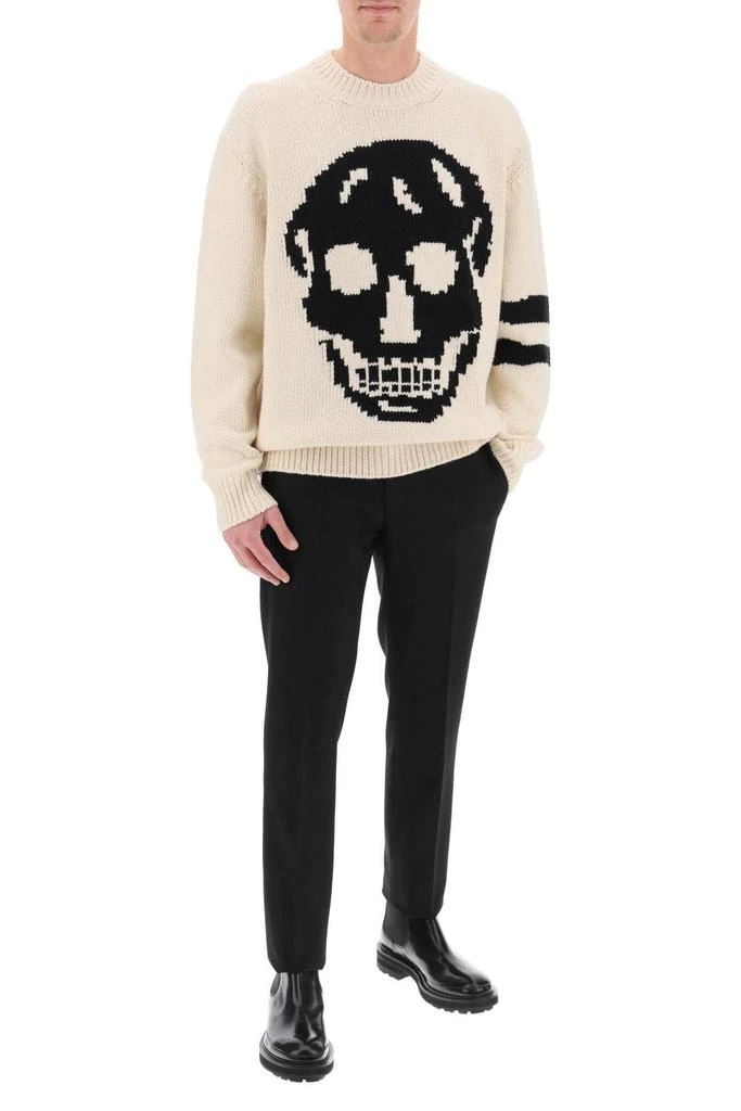 商品Alexander McQueen|Wool cashmere Skull sweater,价格¥5478,第2张图片详细描述