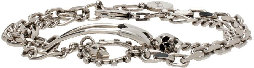 Silver Safety Pin Bracelet商品第1张图片规格展示