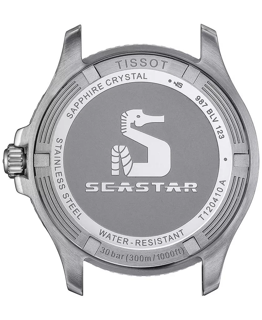 商品Tissot|Men's Swiss Seastar 1000 Two-Tone Stainless Steel Bracelet Watch 40mm,价格¥3819,第3张图片详细描述