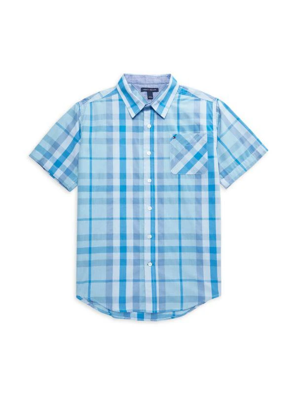 商品Tommy Hilfiger|Boy's Plaid Shirt,价格¥114,第1张图片