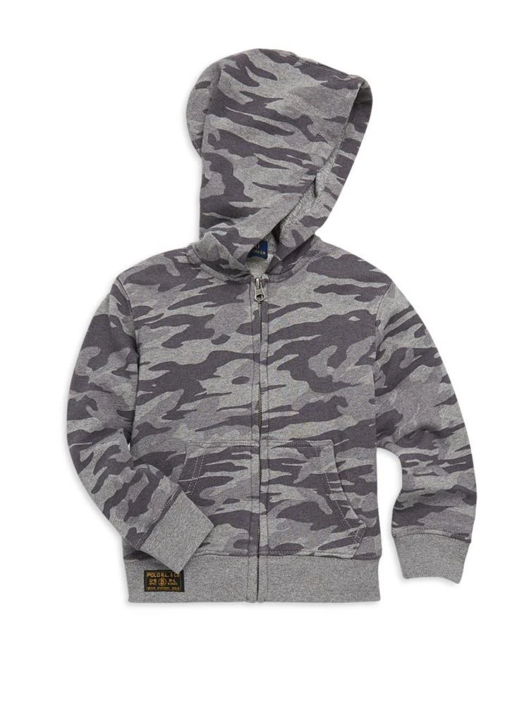 商品Ralph Lauren|小男童/大男童迷彩卫衣,价格¥222,第1张图片