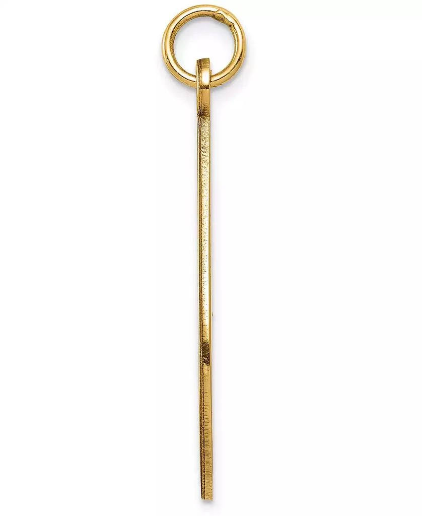 商品Macy's|Medical Info Teardrop Charm Pendant in 14k Gold,价格¥3990,第2张图片详细描述