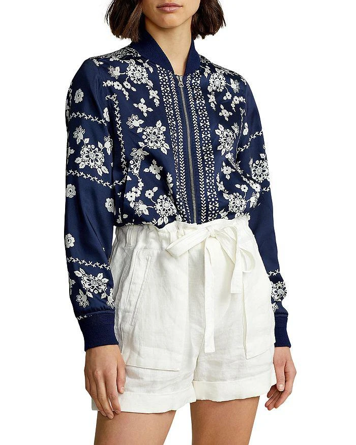 商品Ralph Lauren|Printed Bomber Jacket,价格¥1773,第1张图片