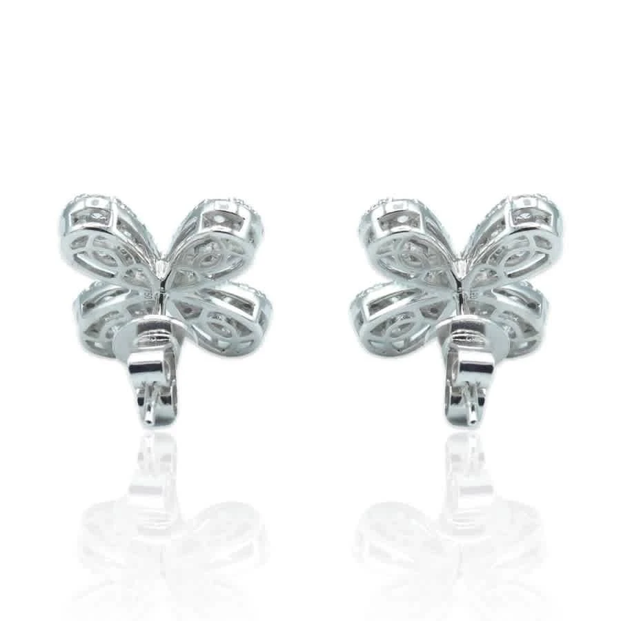 商品Tresorra|18K White Gold Diamond Earrings,价格¥21749,第3张图片详细描述