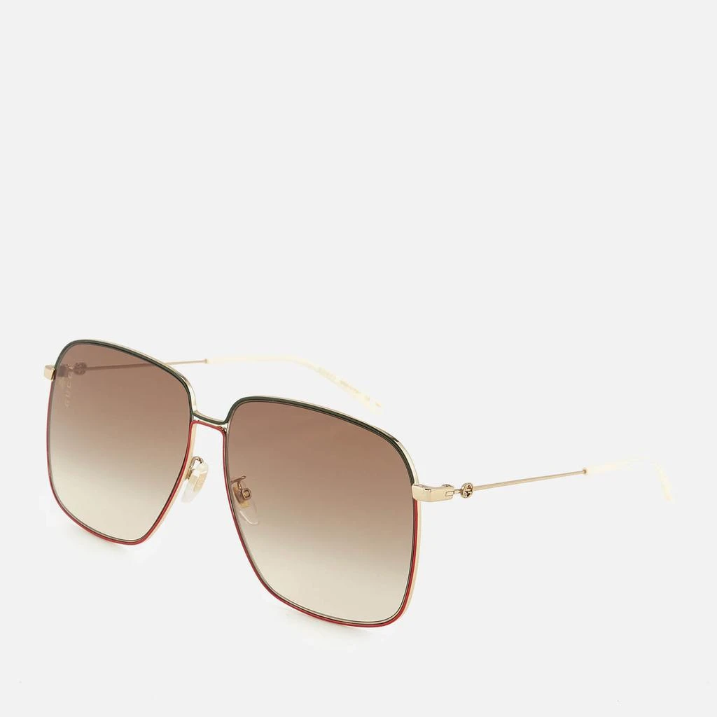 商品Gucci|女士时尚大框太阳镜,价格¥1825,第3张图片详细描述