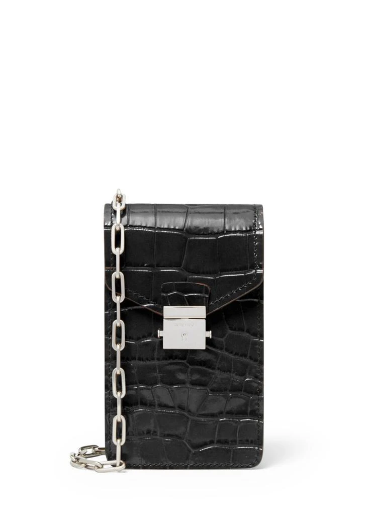 商品Michael Kors|Gramercy crocodile embossed leather phone crossbody bag,价格¥4821,第1张图片