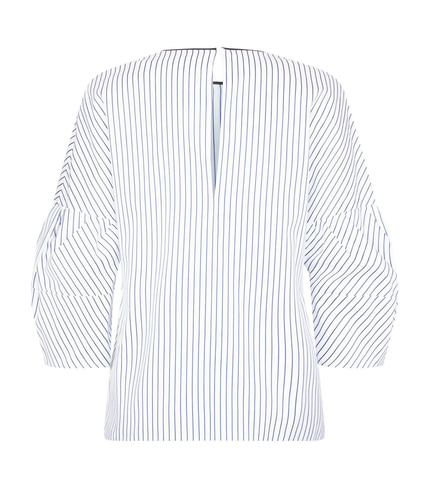 商品Victoria Beckham|Striped Puff Sleeve Top,价格¥1160,第2张图片详细描述