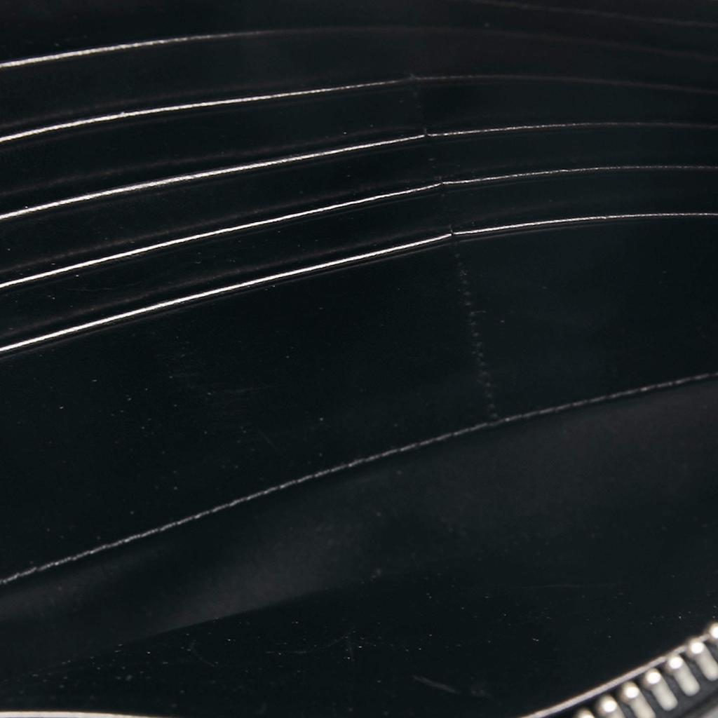 Alexander Wang Black Ostrich Embossed Leather Clutch商品第7张图片规格展示