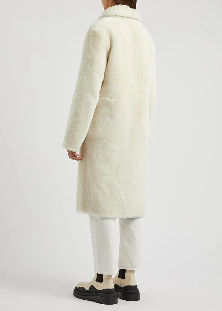 商品Yves Salomon|Ivory reversible shearling coat,价格¥28042,第3张图片详细描述