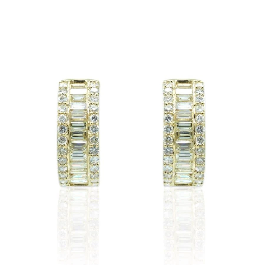 商品Tresorra|Tresorra 18K Yellow Gold Diamond Hoop Earrings,价格¥28162,第1张图片